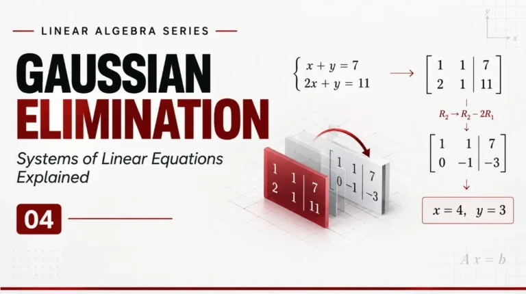 Systems of Linear Equations and Gaussian Elimination