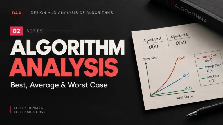 Algorithm Analysis: Best, Average, and Worst Case
