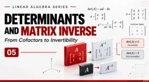 Determinants and Matrix Inverse Explained: From Cofactors to Invertibility