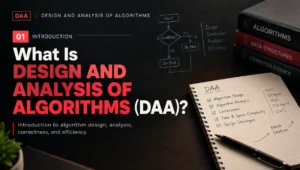 What is DESIGN AND ANALYSIS OF ALGORITHM?